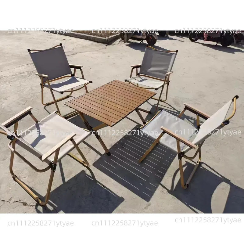 Outdoor Camping Exhibition - Folding Table and Chair Set for
