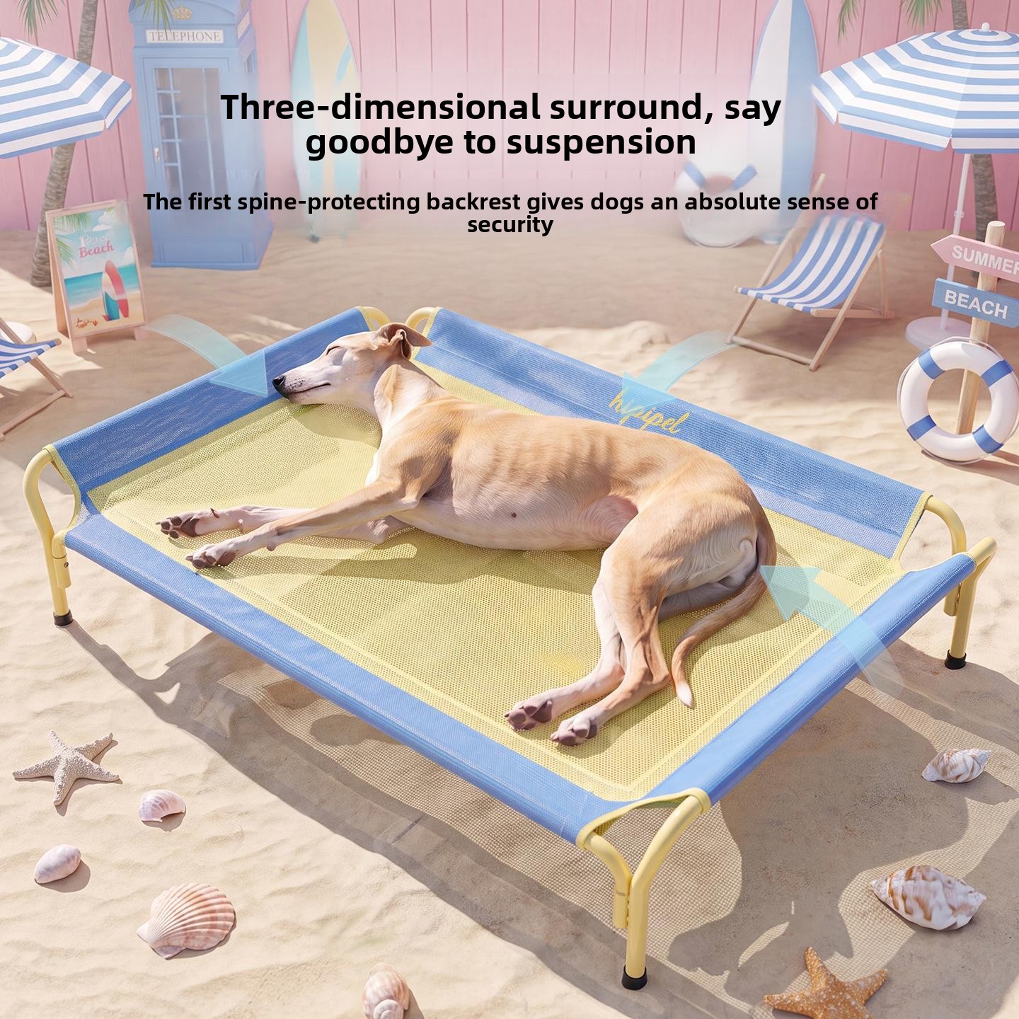 Dopamine contrasting color pet - Outdoor Camping Dog Bed recension och pris