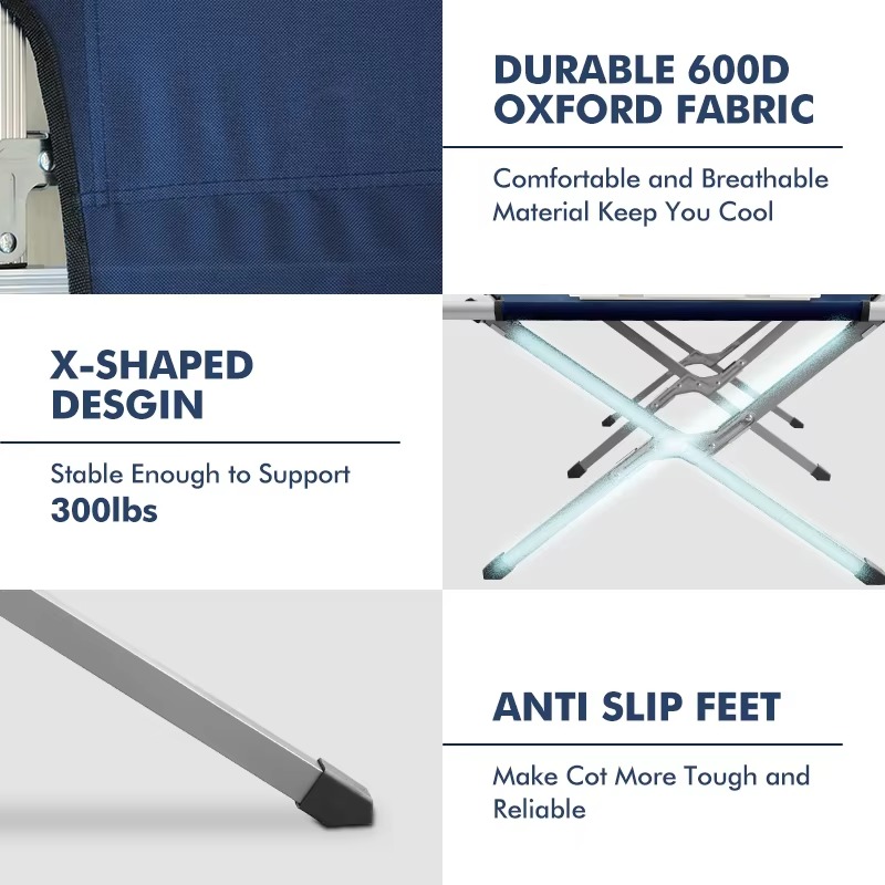 Modern Foldable Outdoor Lightw - Bed Outdoor Camping recension och pris