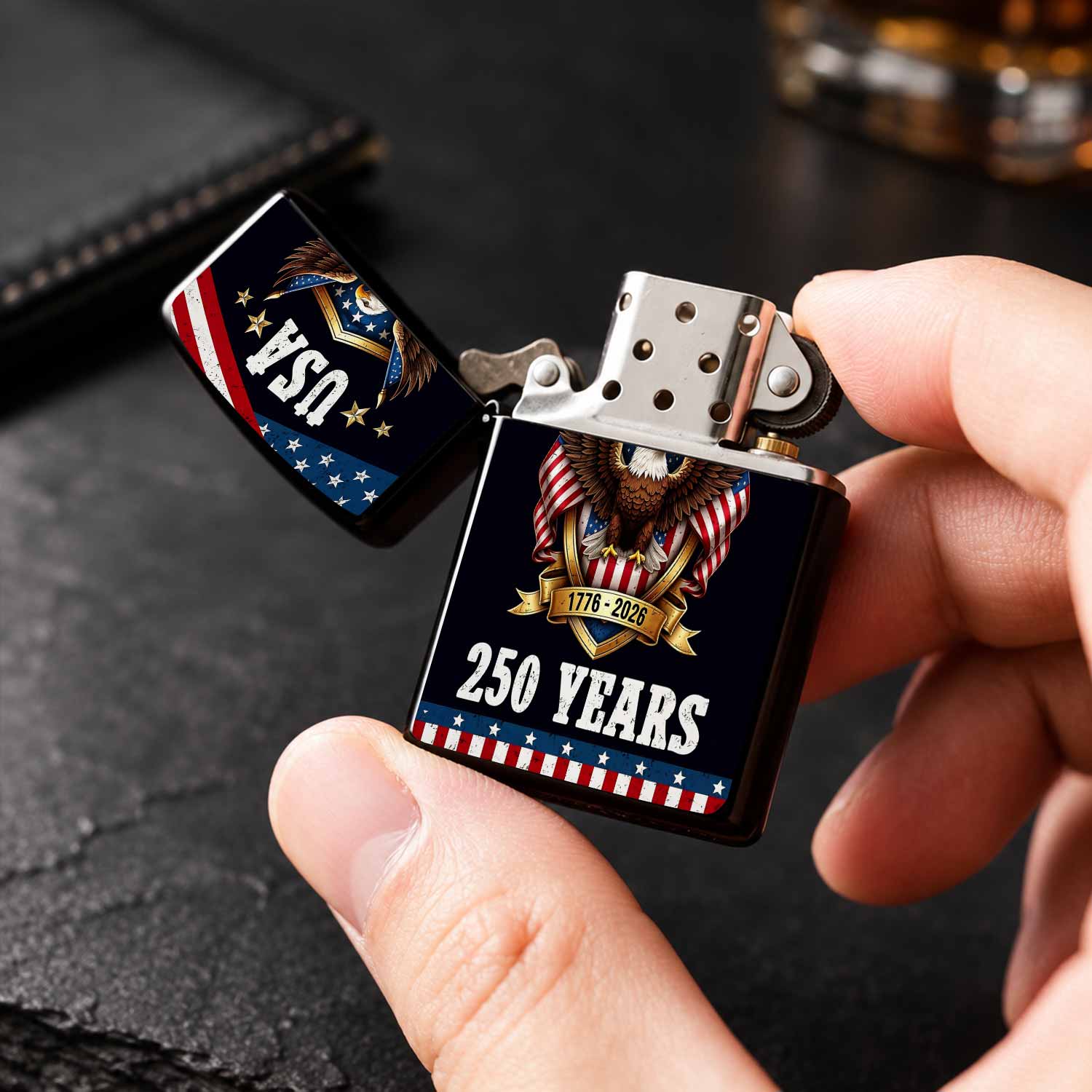 Patriotic Usa 250Th Anniversar - Outdoor Camping Usa recension och pris