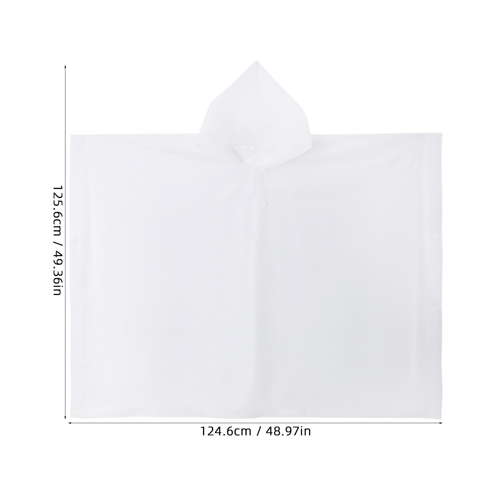2Pcs Clear Raincoat Waterproof - Camping Rain Poncho recension och pris