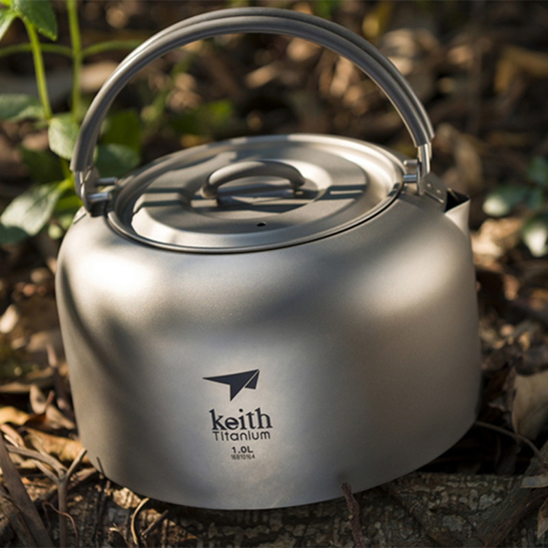 Keith Titanium Kettle 1L, Bact - Outdoor Camping Dining Set recension och pris
