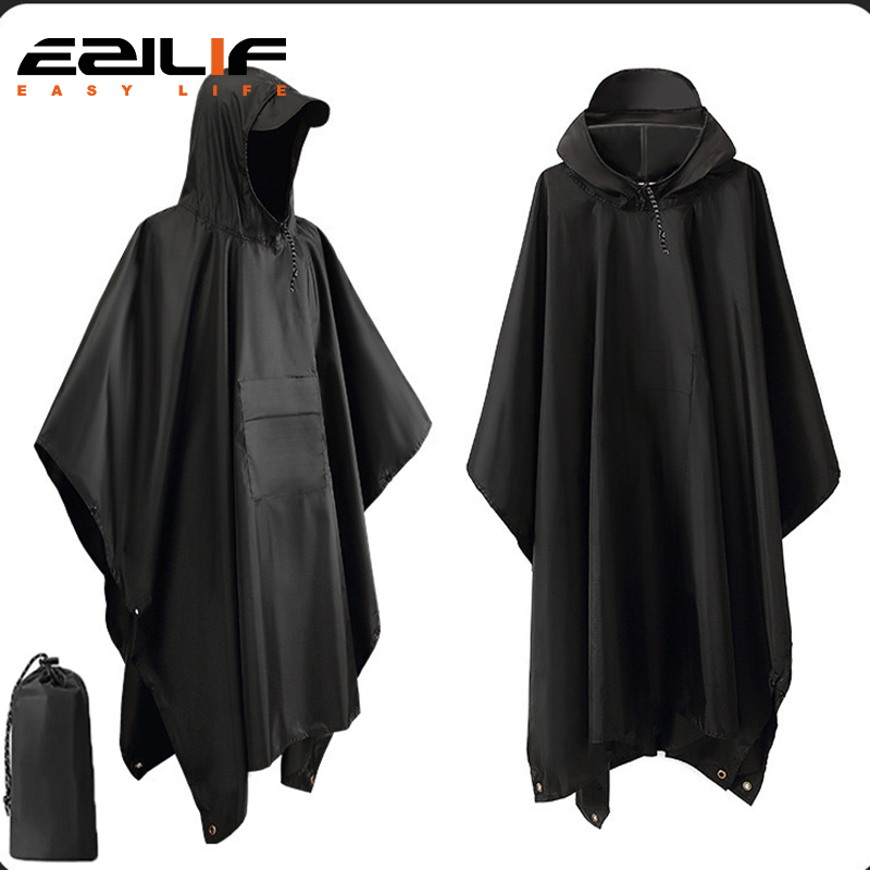 3 In 1 Outdoor Military Rainco - Camping Rain Poncho recension och pris