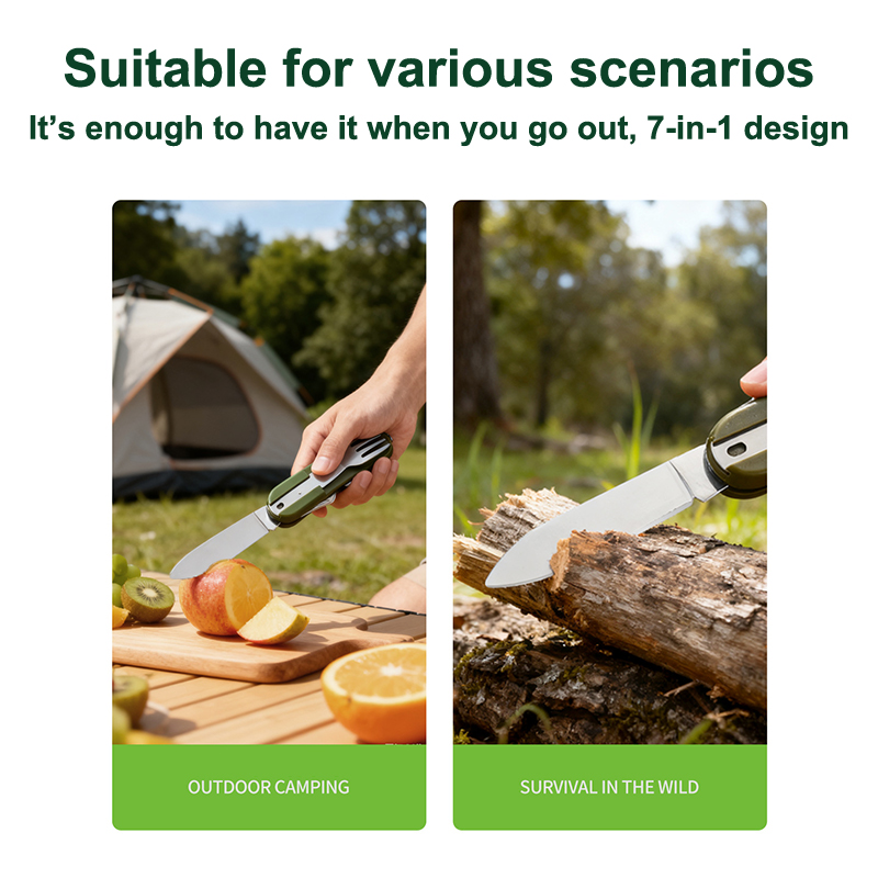New Stainless Steel 7In1 Campi - Outdoor Camping Dining Set recension och pris