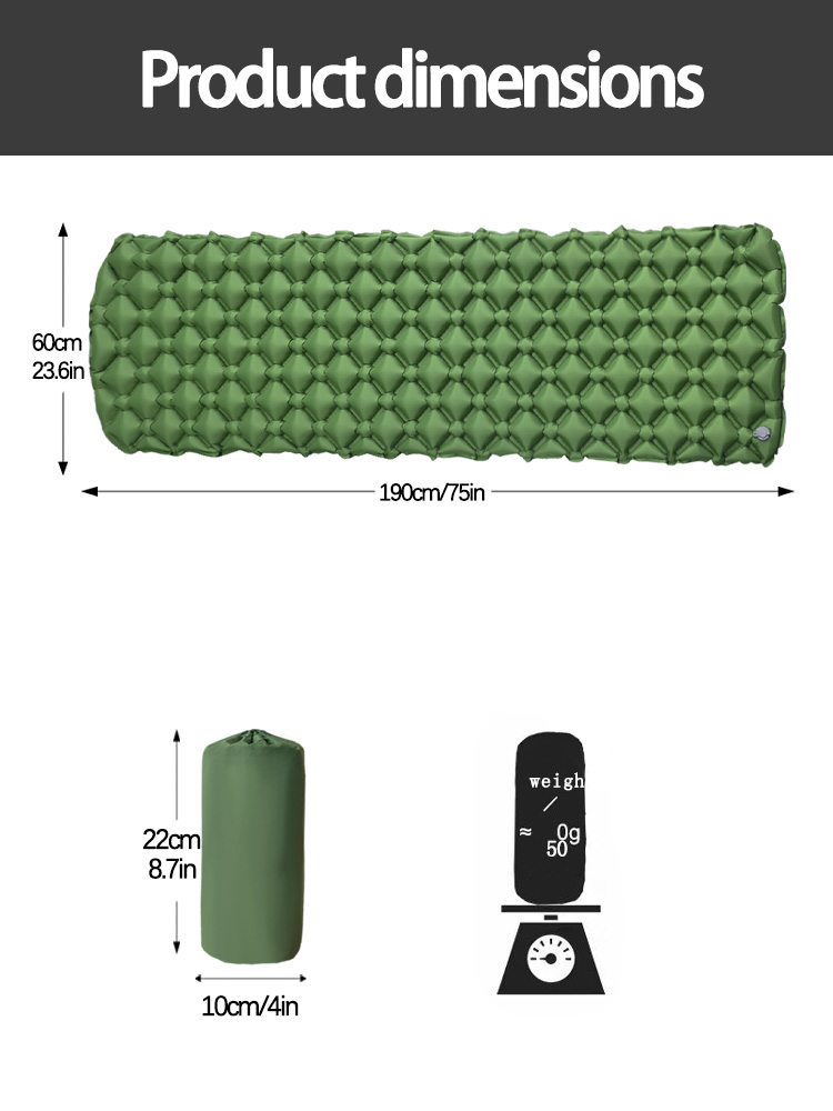 Camping Inflatable Mattress in - Bed Outdoor Camping recension och pris